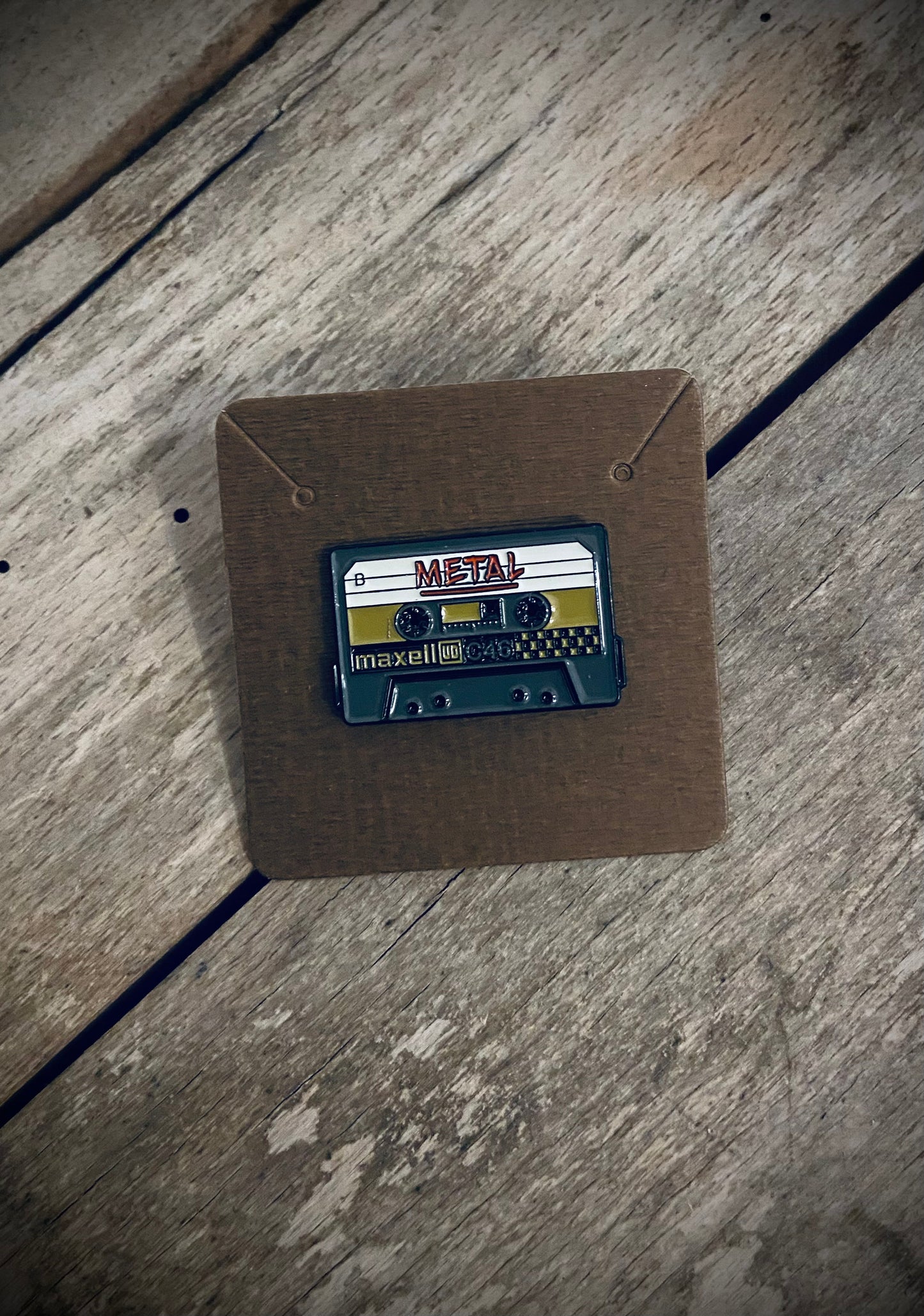 Metal mixtape pin