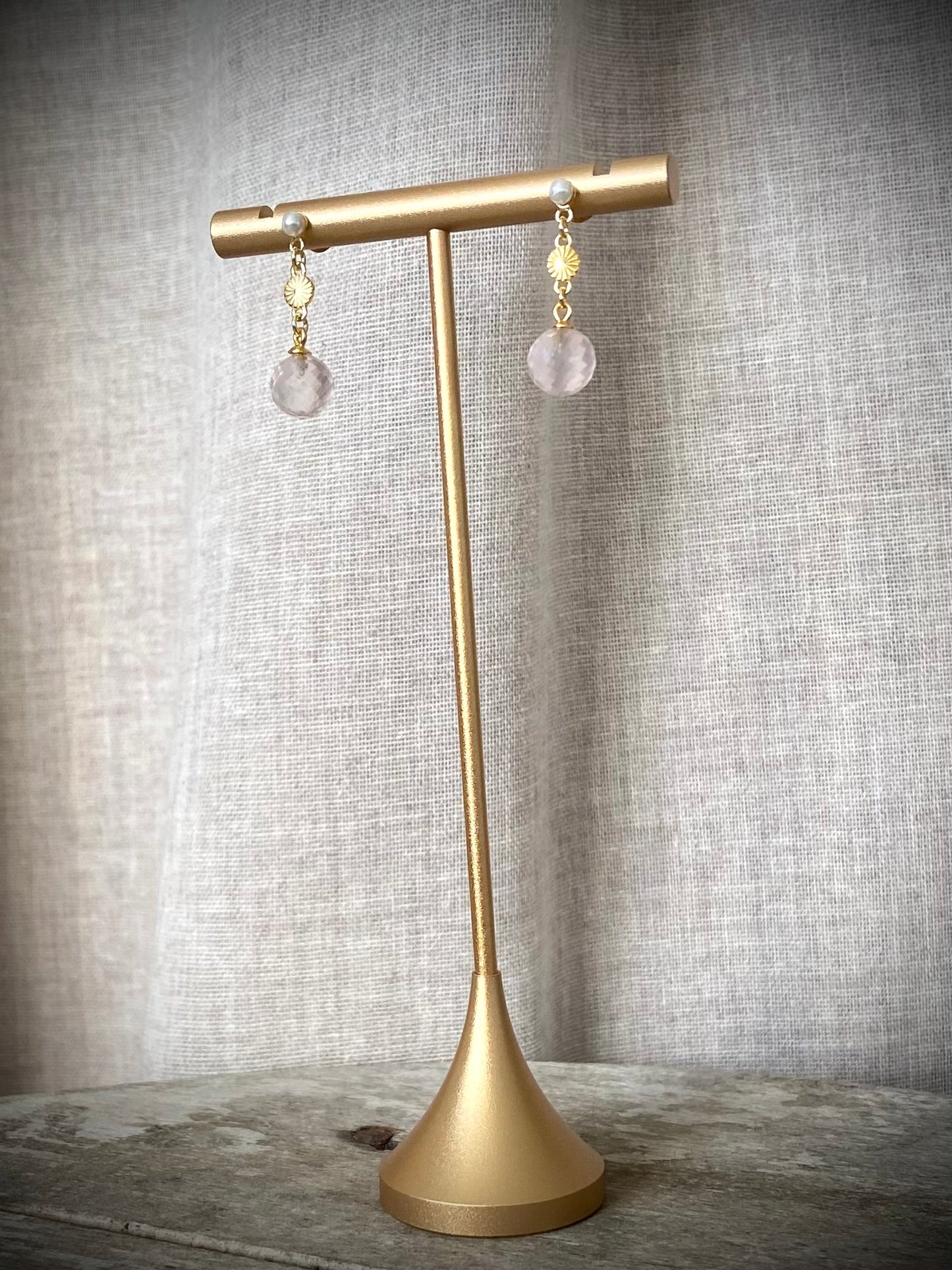 Rosakvarts Dangle