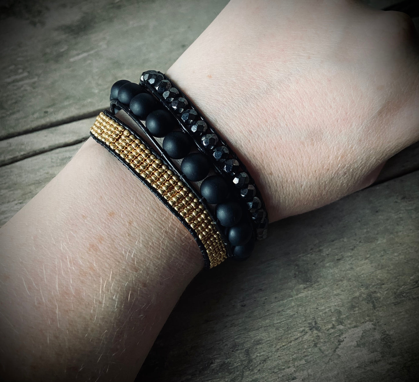 Black wrap-around