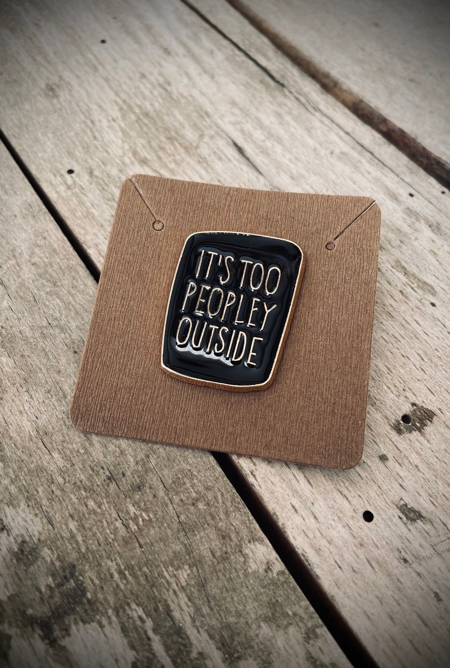 Introvert emalje pin