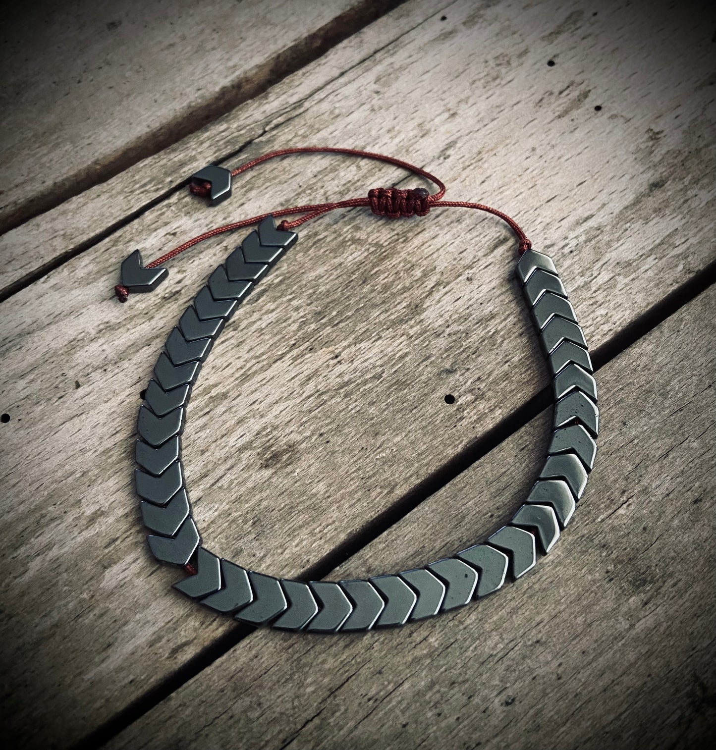 Gunmetal armbånd