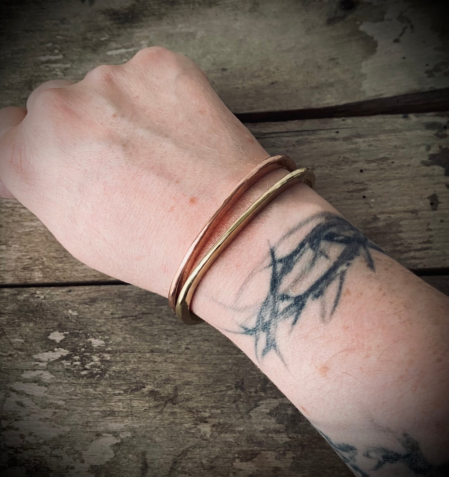 Kobber/Messing armring