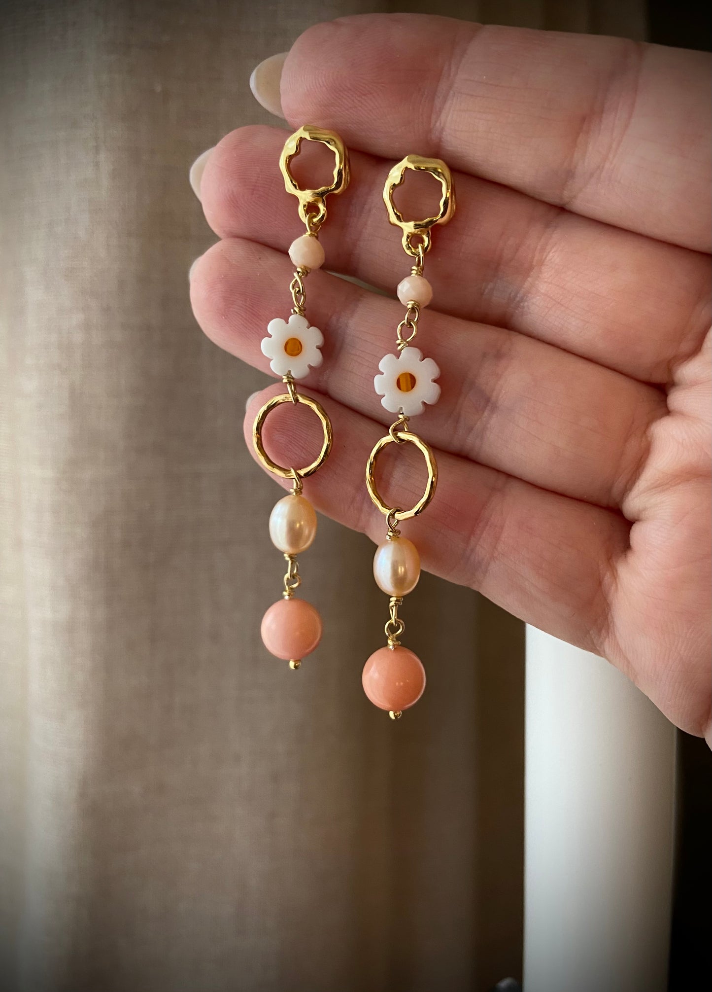 Peachy coral singlepiece