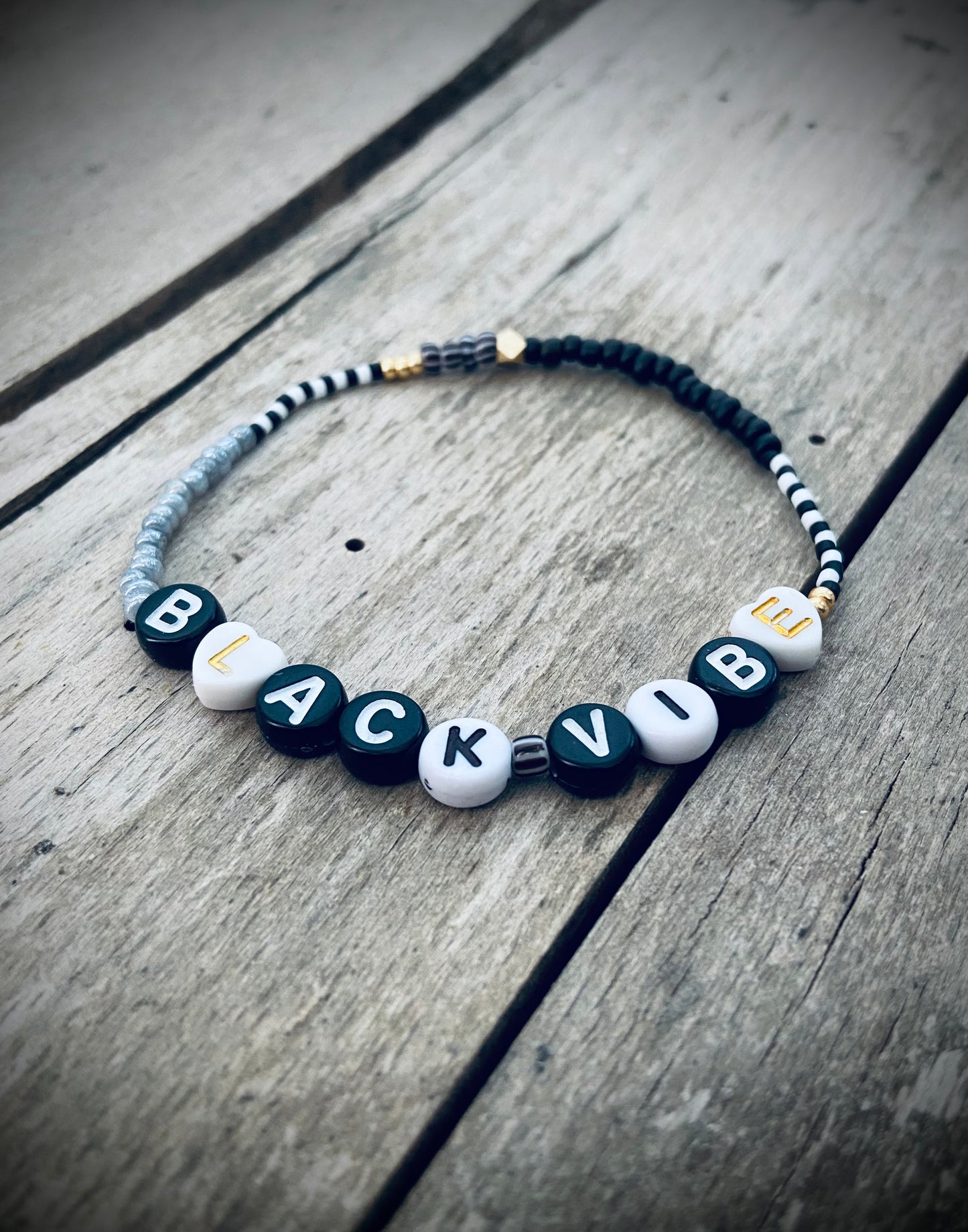 BLACK VIBE Statement armbånd