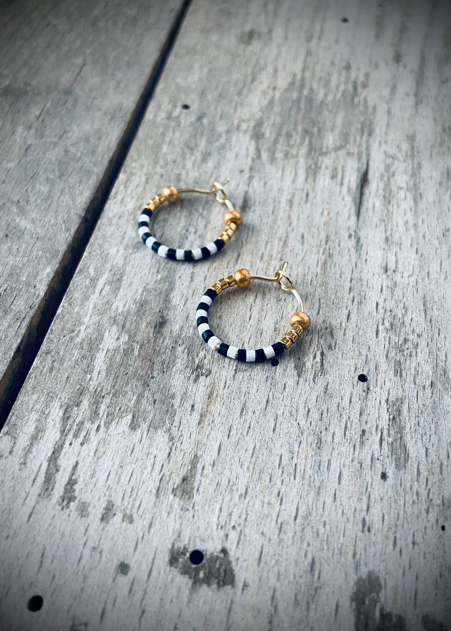 Punkfetti mini monokrom hoops