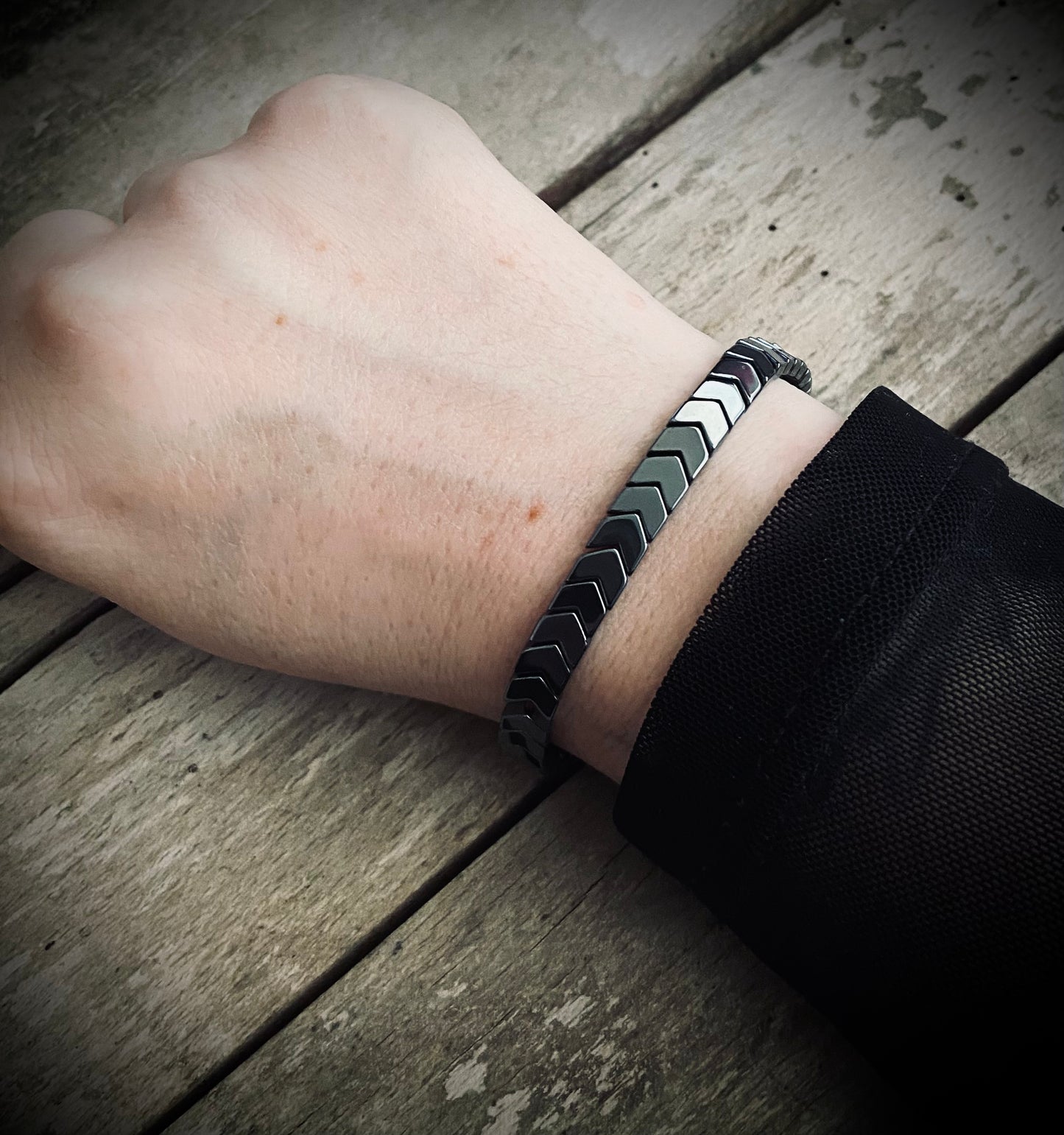 Gunmetal armbånd