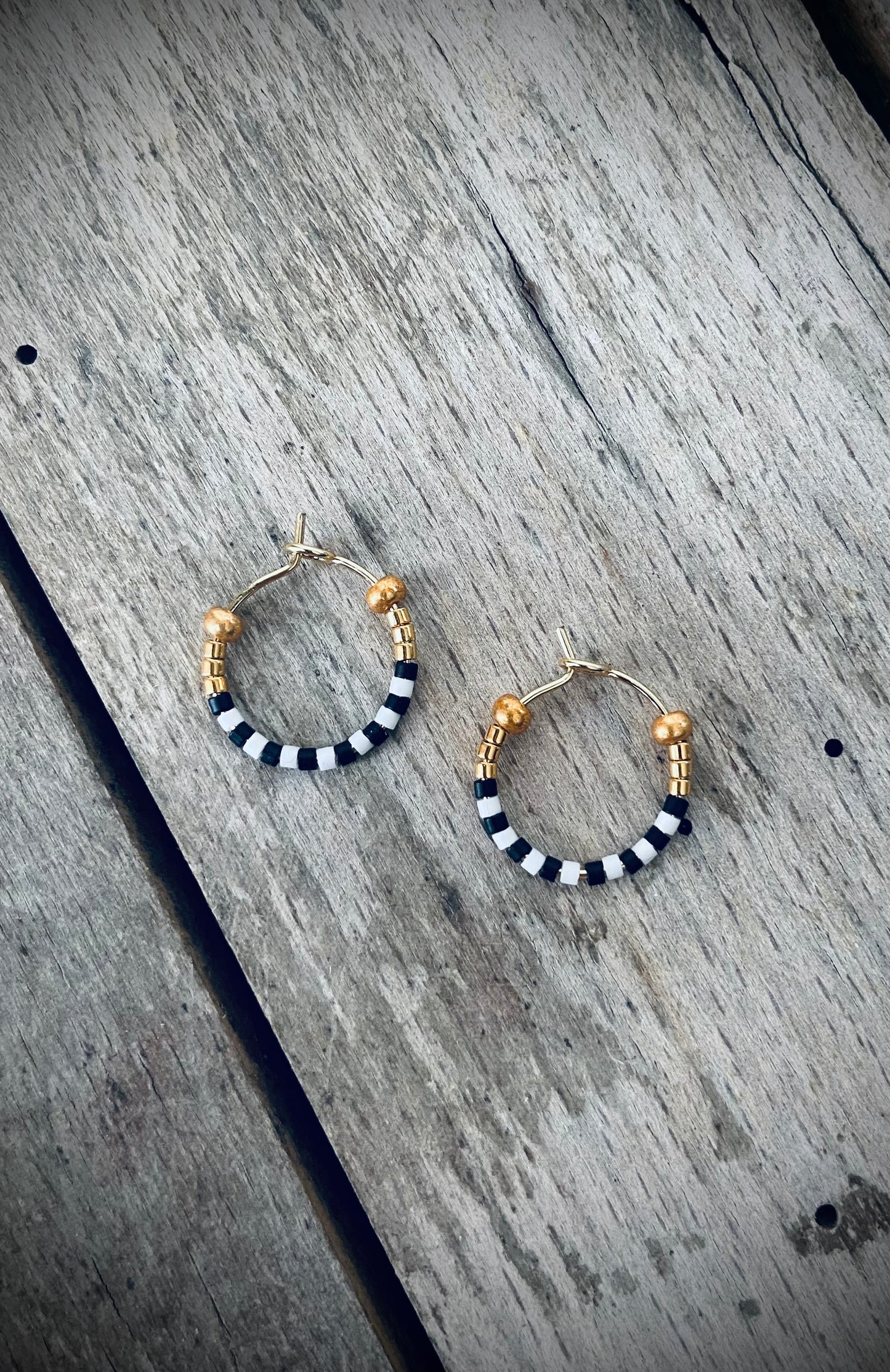 Punkfetti mini monokrom hoops
