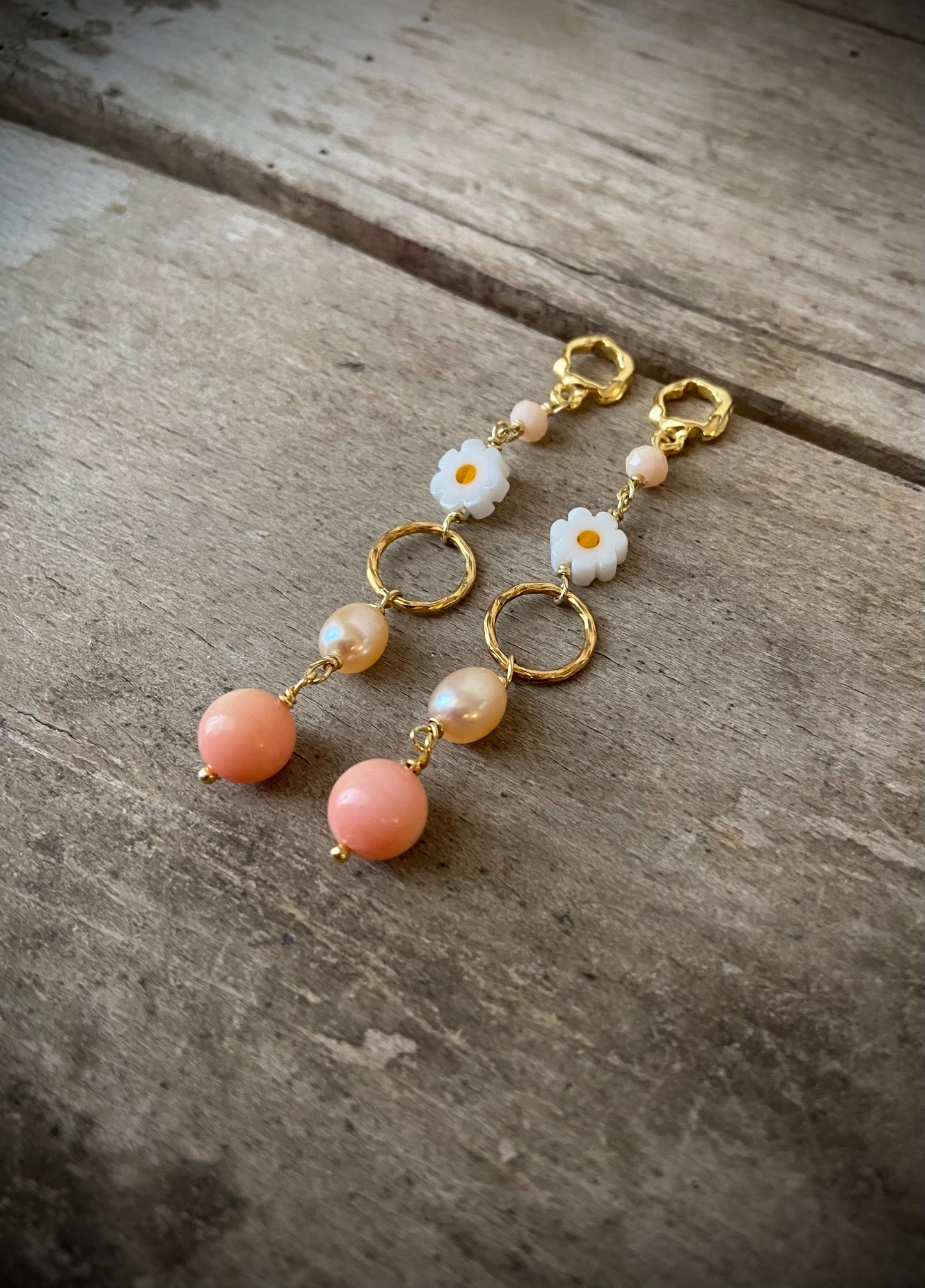 Peachy coral singlepiece