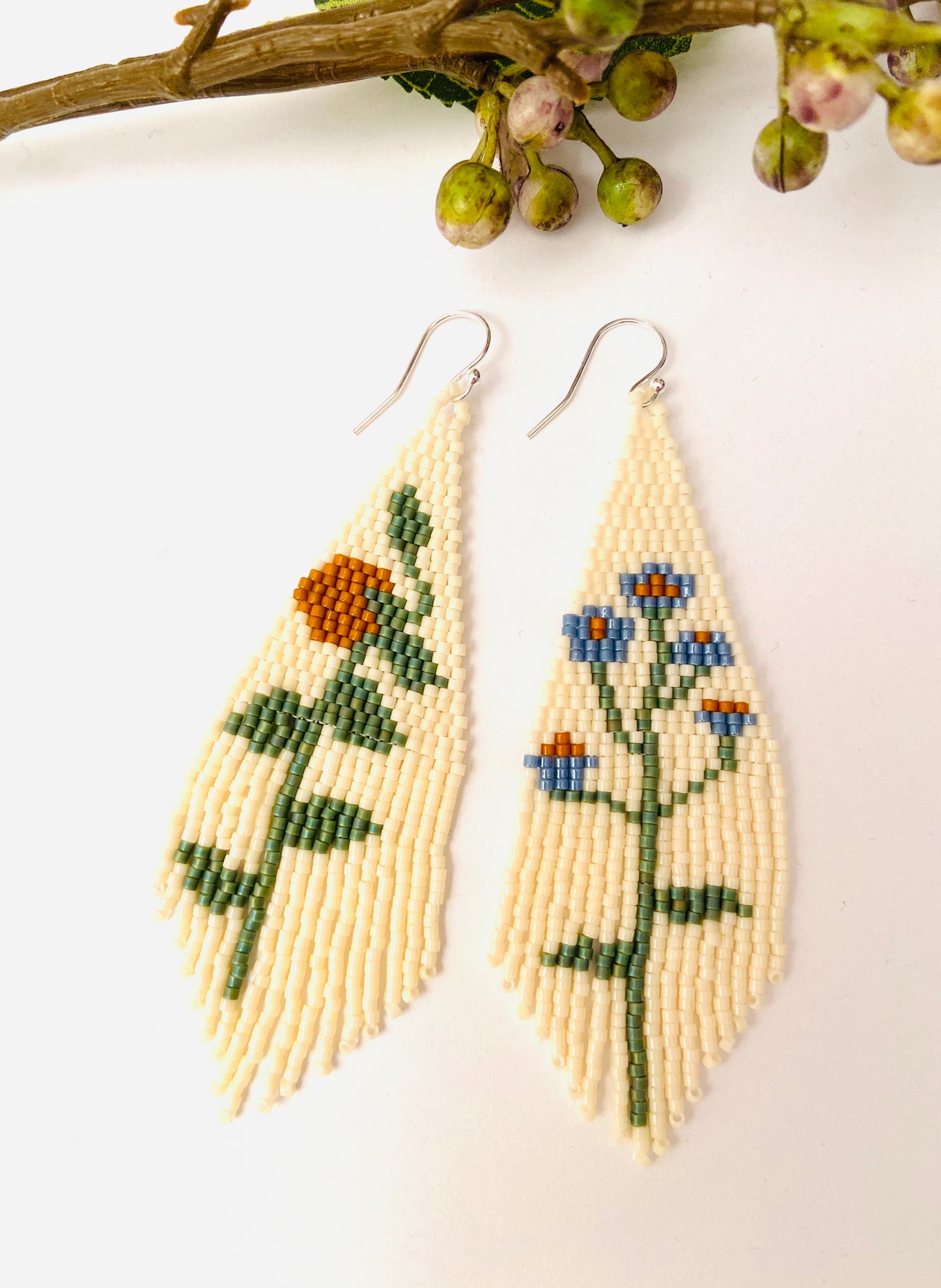 Spring frill øreringe