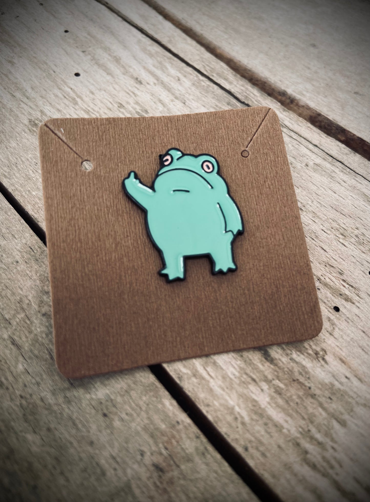 Frog you emalje pin