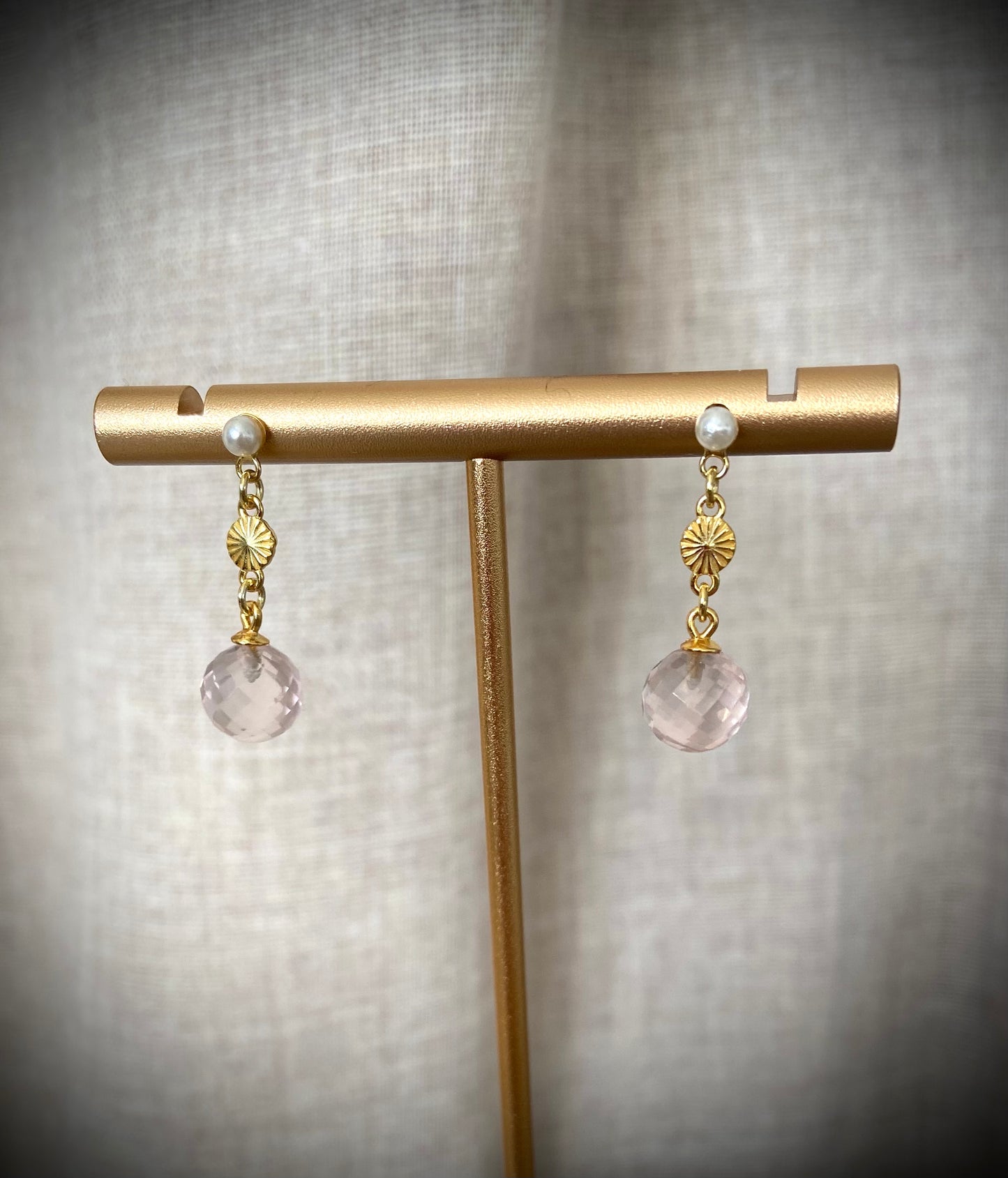 Rosakvarts Dangle