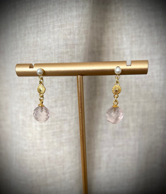 Rosakvarts Dangle